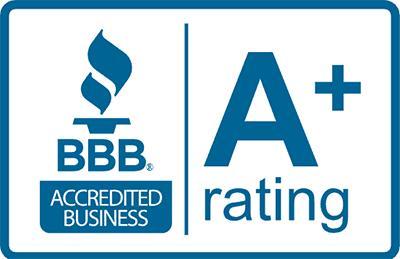 BBB Accredited Business, A+ rating