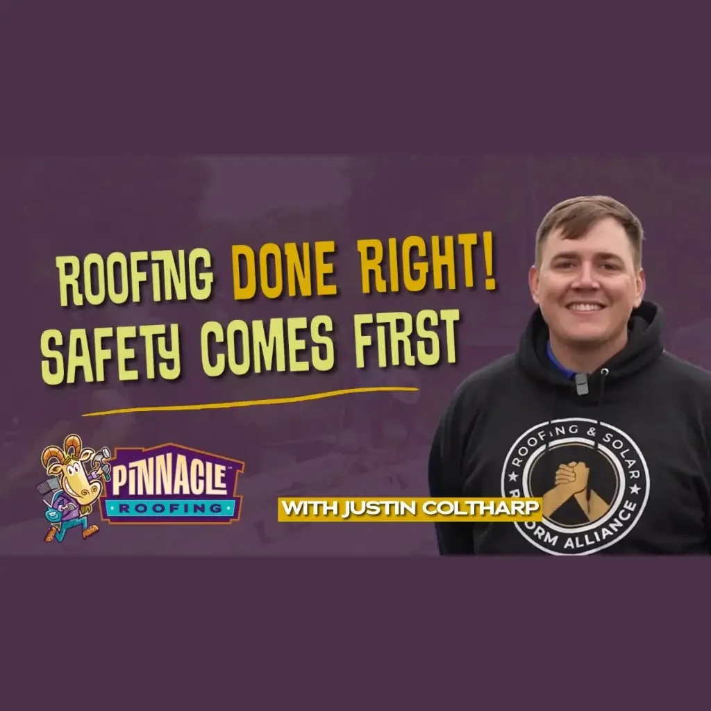 Justin Coltharp, founder and owner of Pinnacle Roofing Group