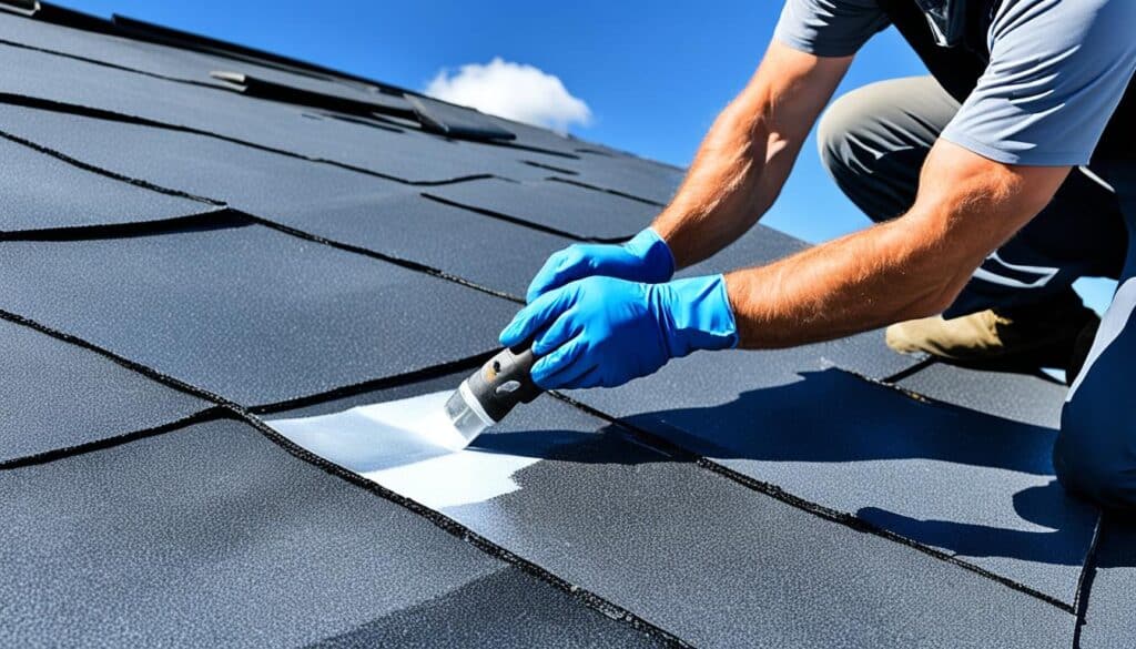 Roofing Sealant Application