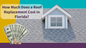 Home in Florida with a newly replaced roof showing different roofing materials and costs