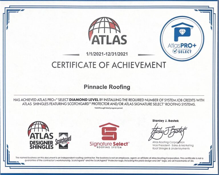 atlas certificate of achievement