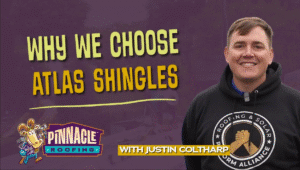 Out of All Shingle Brands, This Is the Best Shingle for Your foor replacement featuring Pinnacle Roofing Group’s roofing expert Justin Coltharp.