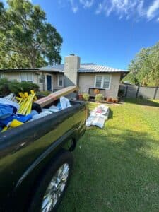 Cleanup and walkthrough in central florida roof replacement