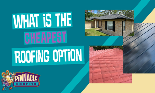 Comparison of asphalt shingle, metal, and tile roofs side by side, showing the differences in style and durability.